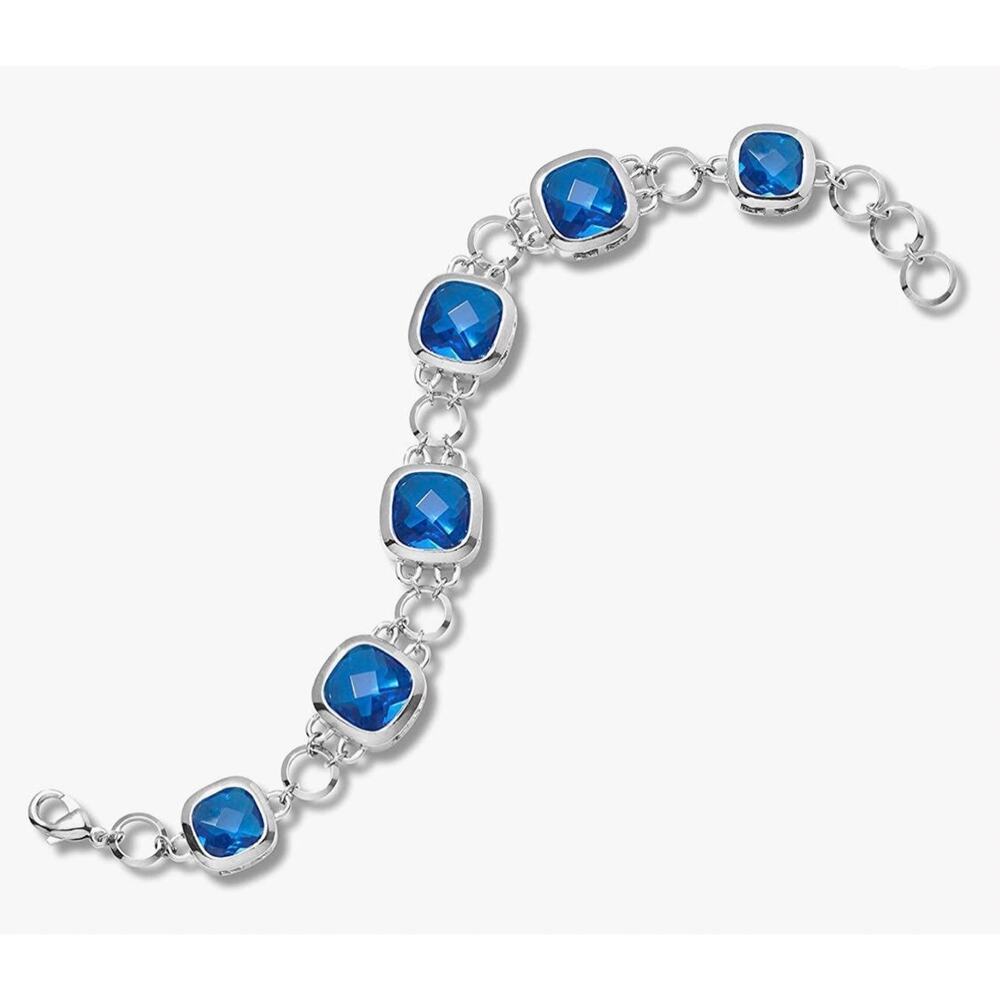 Blue Crystal Link Bracelet Bracelet